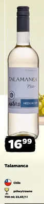 Wino Talamanca półwytrawne promocja w Netto