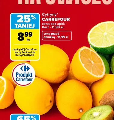 Cytryny Carrefour promocja w Carrefour