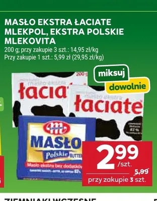 Masło ekstra promocja w Stokrotka