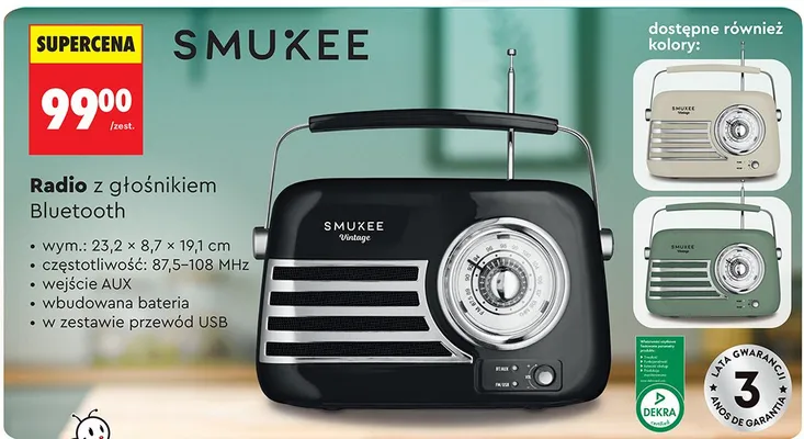 Głośnik bluetooth promocja w Biedronka