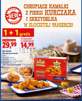 Kurczak panierowany Mr. Joseph promocja w Lidl