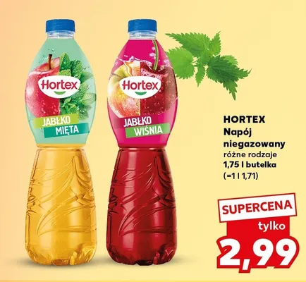 Napój niegazowany jabłko wiśnia promocja w Kaufland
