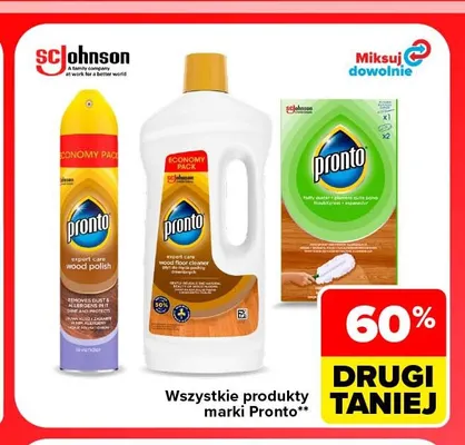 Spray do mebli Pronto Expert Care Wood Polish lawenda promocja w Carrefour