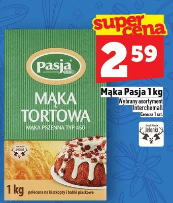 Mąka Pasja 1 kg tortowa promocja w TOPAZ