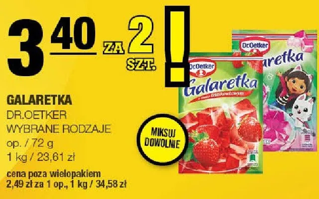 Galaretka promocja w SPAR