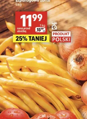 Fasolka szparagowa żółta promocja w Delikatesy Centrum