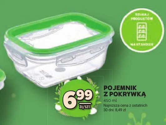 Pojemnik z pokrywką promocja w Stokrotka