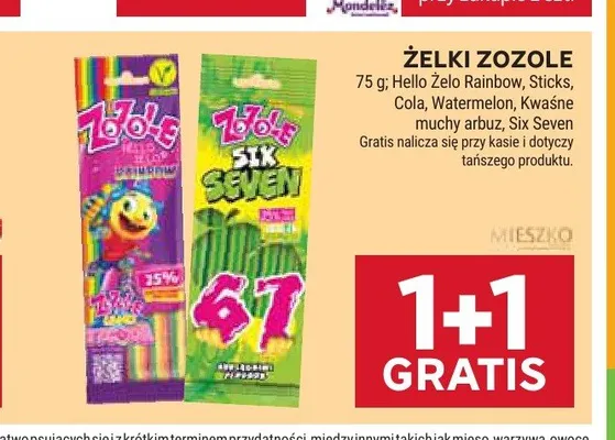 Żelki Zozole Watermelon promocja w Stokrotka