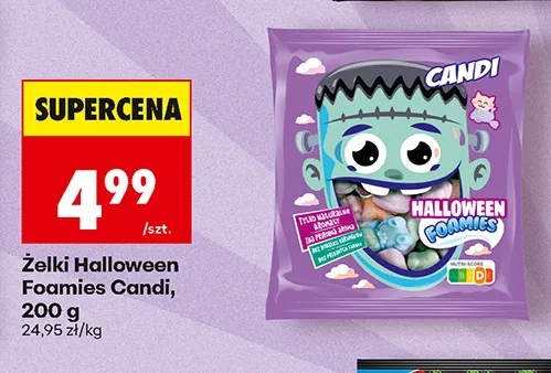 Żelki Halloween Foamies Candi promocja w Biedronka