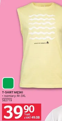 T-shirt męski bez rękawów promocja w Selgros