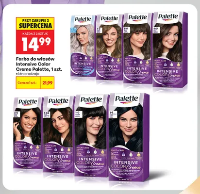 Farba do włosów Palette Intensive Color Creme promocja w Biedronka
