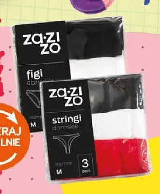 Stringi damskie ZaZiZo 3-pak promocja w POLOmarket