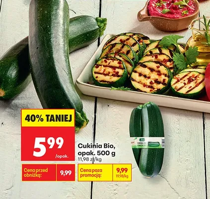 Cukinia Bio Go Bio promocja w Biedronka