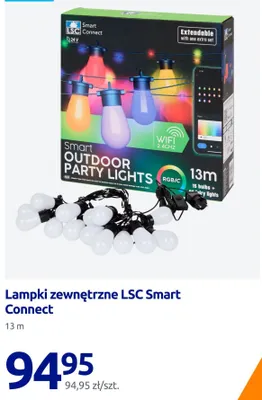 Lampki zewnętrzne LSC Smart Connect 13 m promocja w Action