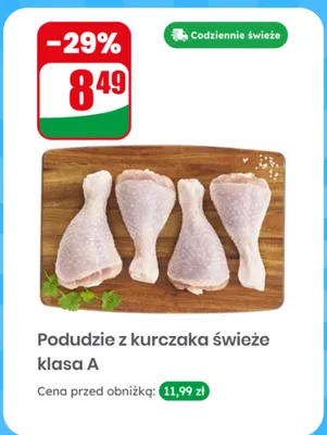 Podudzie z kurczaka świeże klasa A promocja w Dino