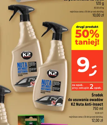 Środek do usuwania owadów K2 Nuta Anti-Insect promocja w Dealz