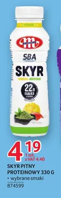 Skyr pitny proteinowy Mlekovita promocja w Selgros