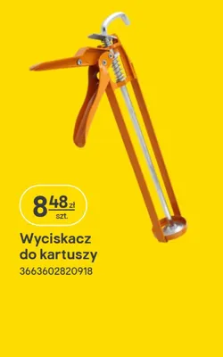 Wyciskacz do kartuszy promocja w Castorama