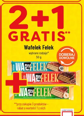 Wafelek Felek orzechowy promocja w POLOmarket