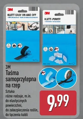 Taśma samoprzylepna na rzep promocja w Aldi