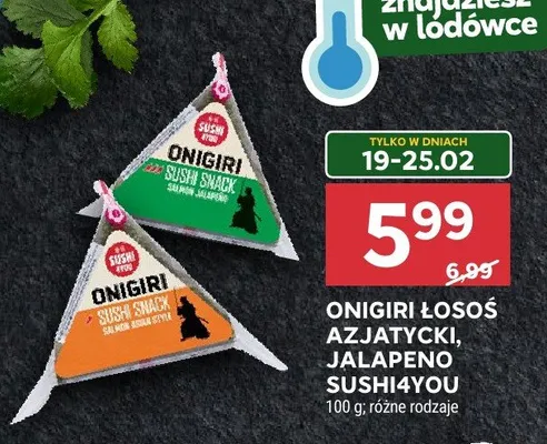 Onigiri jalapeño promocja w Stokrotka