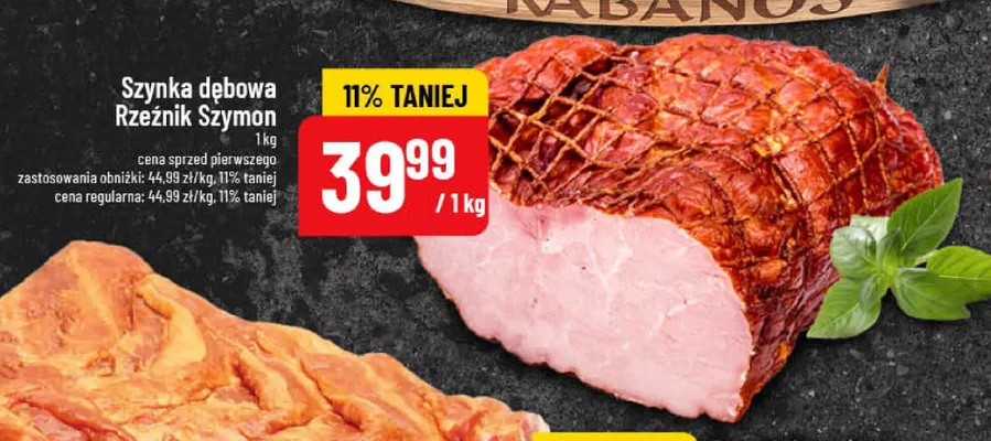 Szynka dębowa Rzeźnik Szymon promocja w POLOmarket