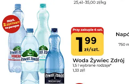 Woda Żywiec Zdrój promocja w Społem Częstochowa