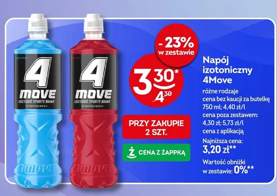 Napój izotoniczny różne rodzaje promocja w Żabka
