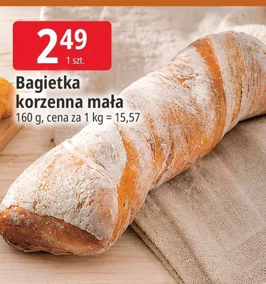 Bagietka korzenna mała promocja w Leclerc
