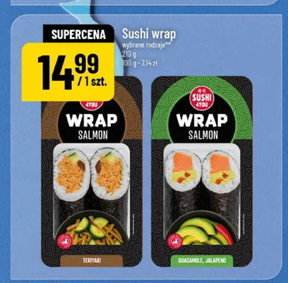 Sushi wrap Salmon Teriyaki promocja w POLOmarket