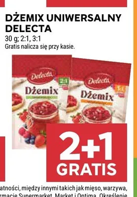 Dżemix uniwersalny 3:1 Delecta promocja w Stokrotka