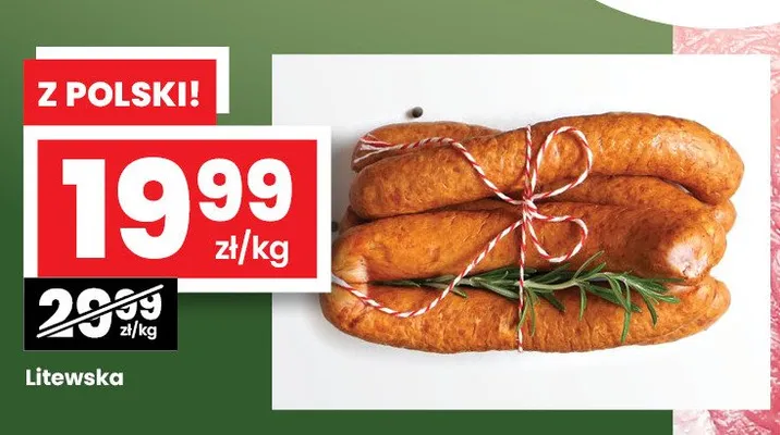Kiełbasa Litewska promocja w emma MARKET
