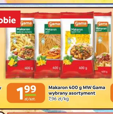 Makaron MW Gama promocja w Gama