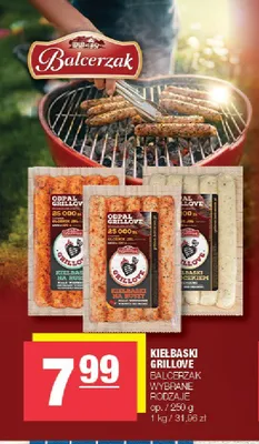 Kiełbaski na ruszt Grillove Balcerzak promocja w SPAR