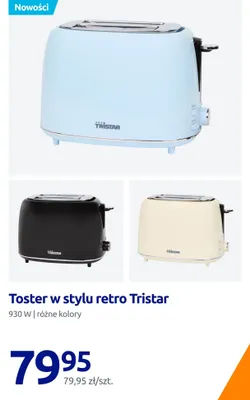 Toster w stylu retro Tristar promocja w Action
