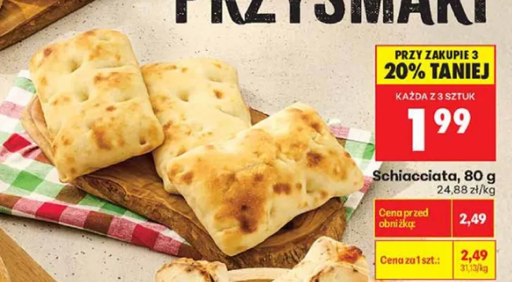 Schiacciata promocja w Biedronka