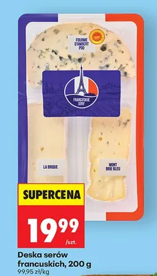 Ser Deska serów francuskich promocja w Biedronka