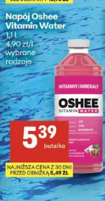 Napój Oshee Vitamin Water promocja w Delikatesy Centrum