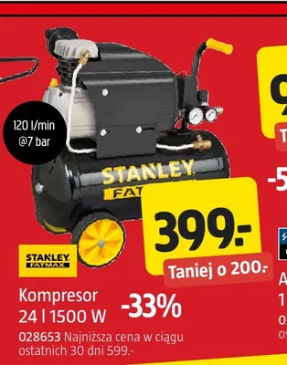 Kompresor Stanley Fatmax 24 l promocja w Jula