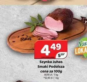 Szynka Juhas Smaki Podolsza promocja w Delfin