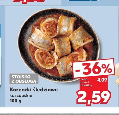 Koreczki śledziowe kaszubskie promocja w Kaufland