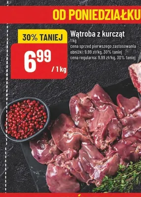 Wątroba z kurcząt promocja w POLOmarket