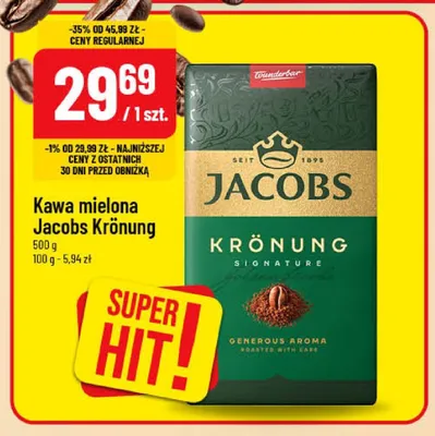 Kawa mielona Jacobs Krönung promocja w POLOmarket