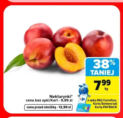 Nektarynki promocja w Carrefour
