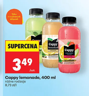 Cappy Lemonade promocja w Biedronka