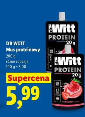 Mus proteinowy promocja w Lidl
