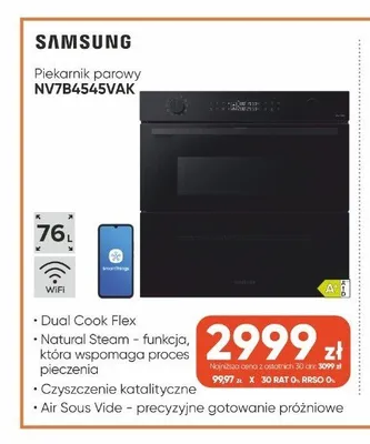 Piekarnik parowy Samsung NV7B4545VAK promocja w Max Elektro