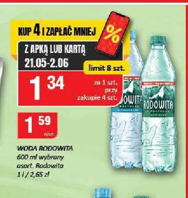 Woda Rodowita promocja w Chorten