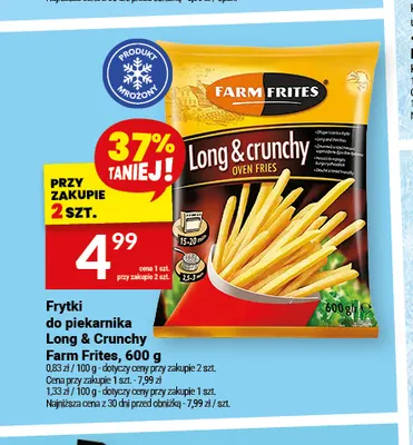 Frytki do piekarnika Long & Crunchy Farm Frites promocja w Twój Market