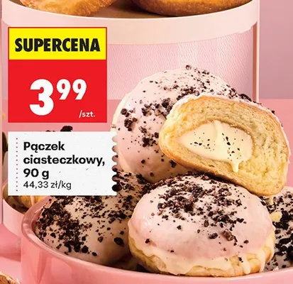 Pączek ciasteczkowy promocja w Biedronka